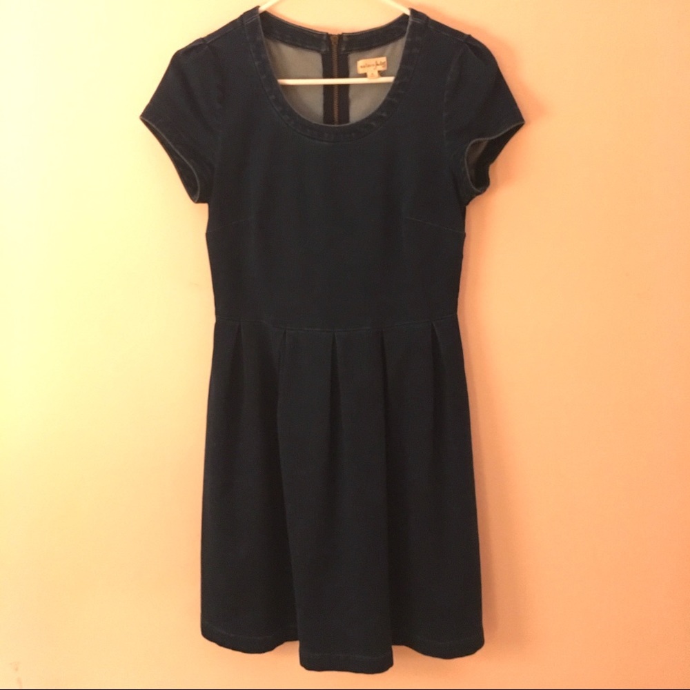 Maison Jules blue chambray denim dress